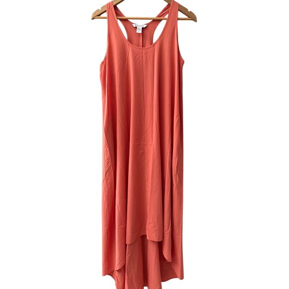 Athleta Presidio Hi-Lo Dress Pink Coral Size Small - Picture 9 of 12